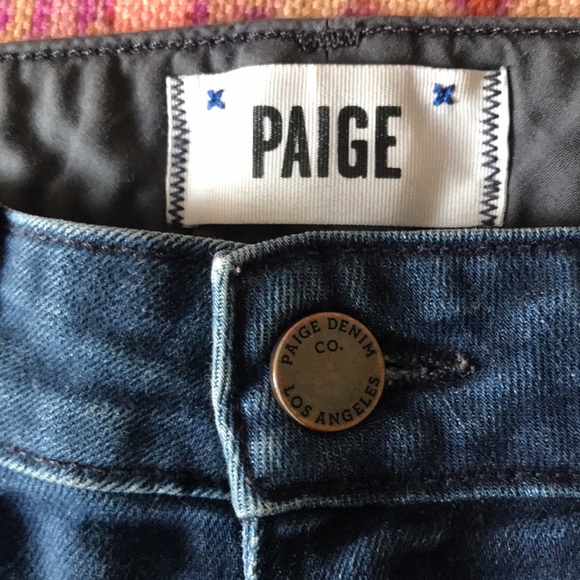 Paige Hoxton Ankle blue denim jeans sz 28 - Picture 3 of 9